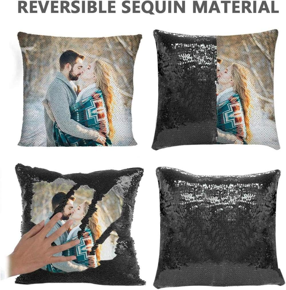 customizable sequin pillow