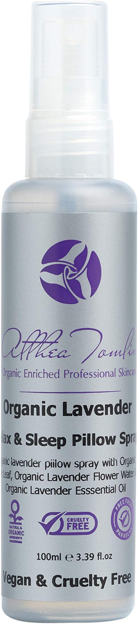 Lavender Pillow Spray Organic, Lavender Sleep Spray Pillow Mist, Lavender Essential Oils Spray, Natural Lavender Spray, Vegan, Paraben Free