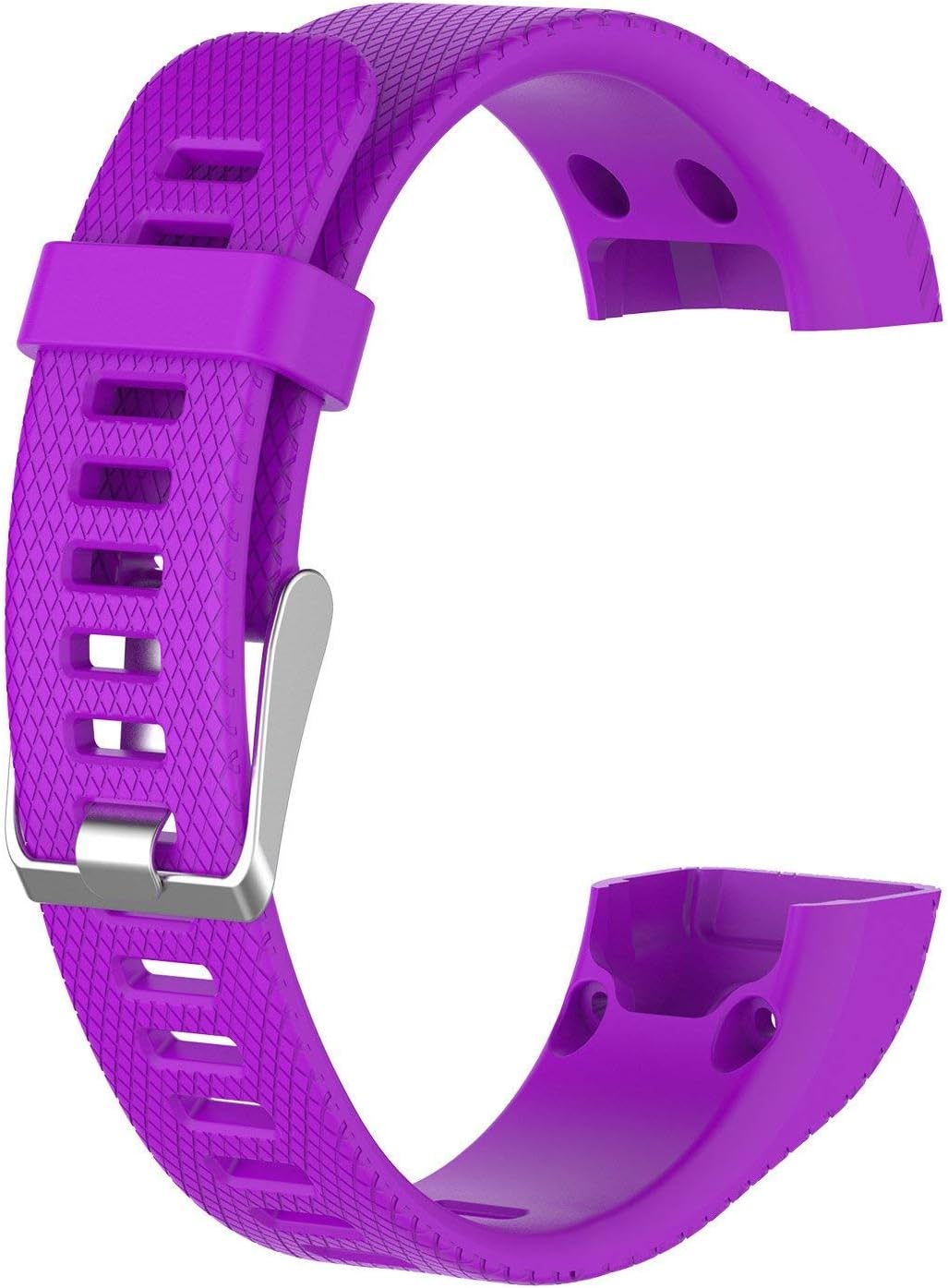 ECSEM Replacement Soft Silicone Bands and Straps Compatible with Garmin vivosmart HR+ ONLY (not for vivosmart hr) with Tool and Screw