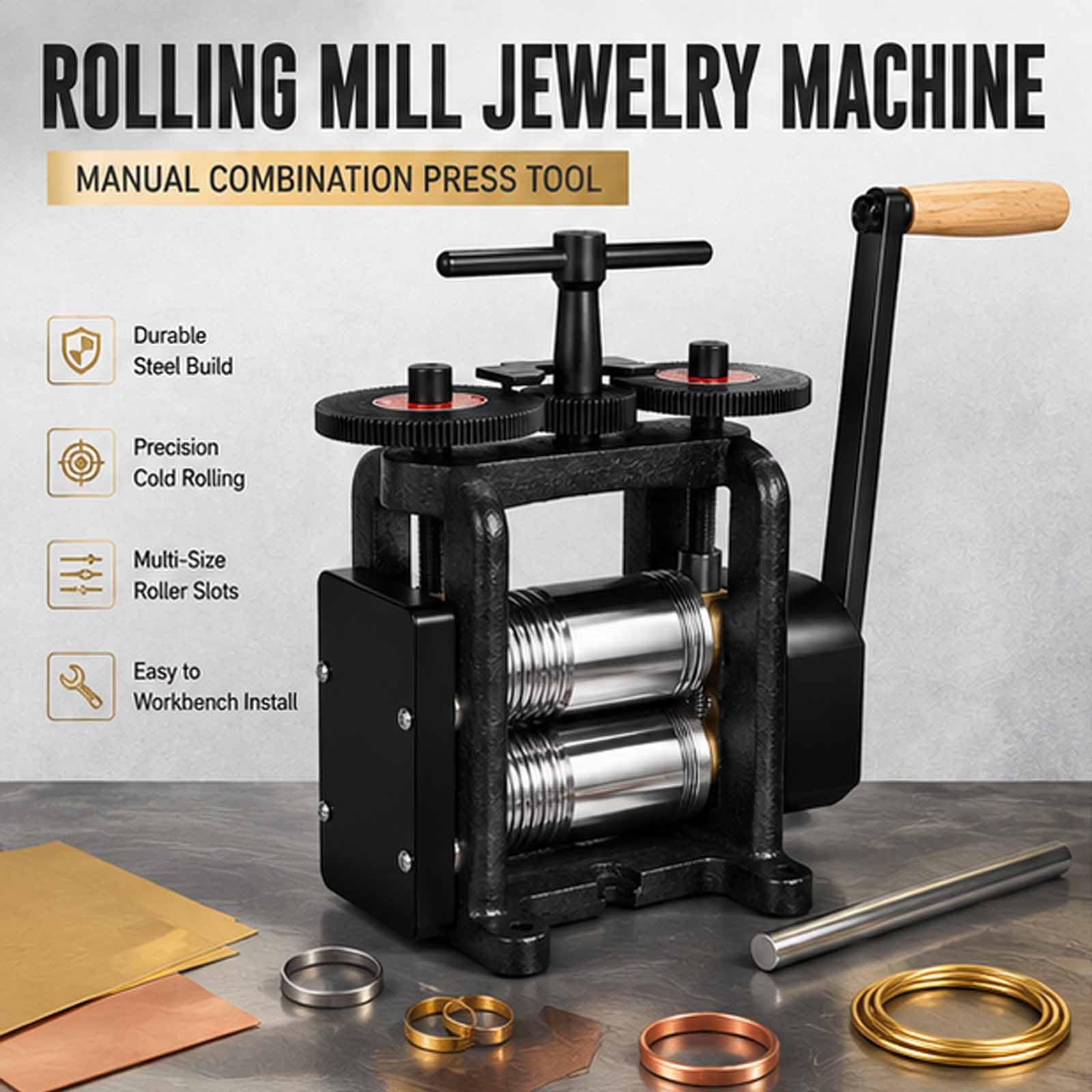 Rolling Mill, gioielli Rolling Mill Machine, gioielli fai da te strumento