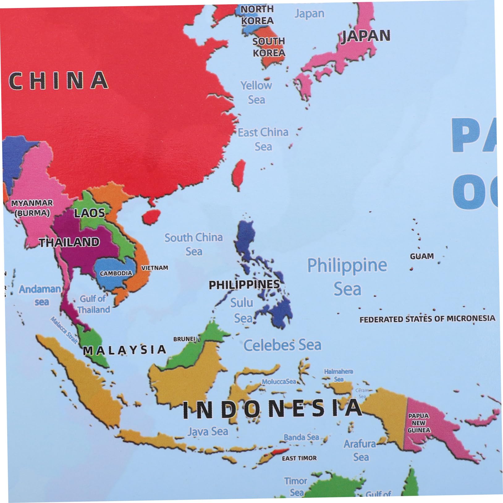 NUOBESTY 4 Hojas mapa del mundo mapamundi world Póster educativo posters decorativos cartel del mundo a mural del usa as del as para niños papel sintético