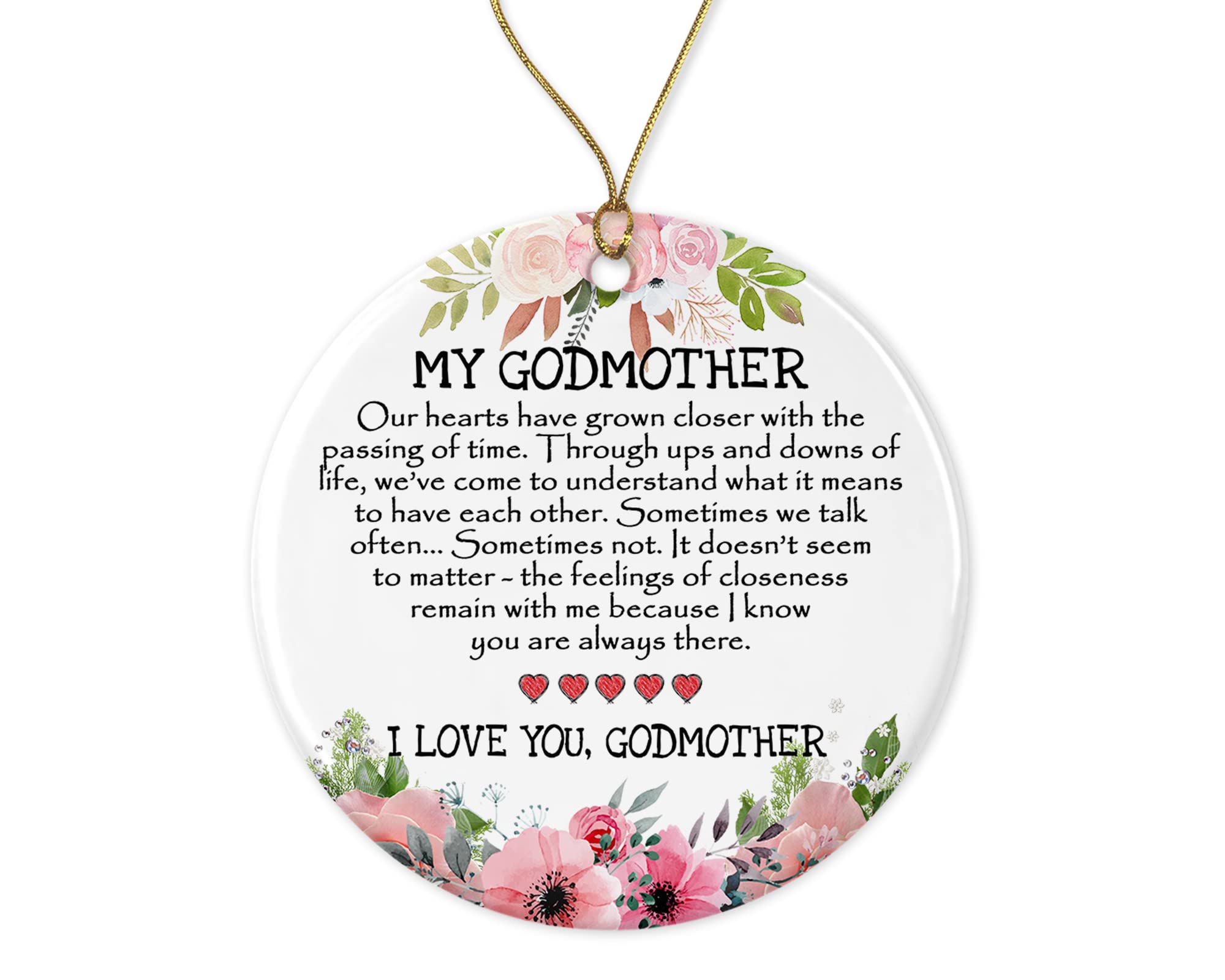 "Me And My Godmother Love You To The Moon" Photo Frame - 4x6 Engraved Wood Frame