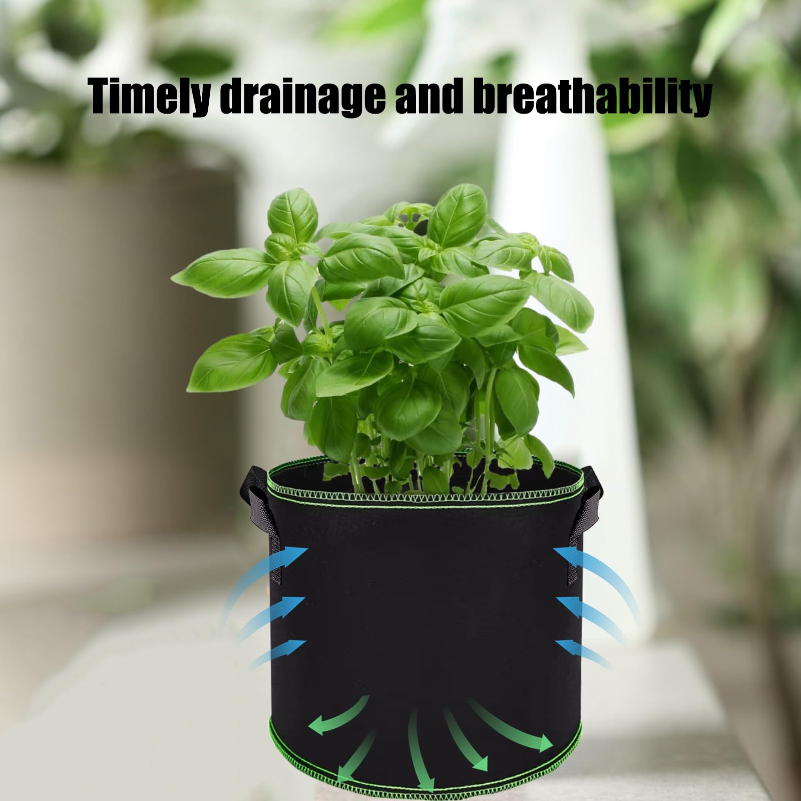 Sac De Plantation Pour Pommes De Terre - Durable Et Respirant - Vert