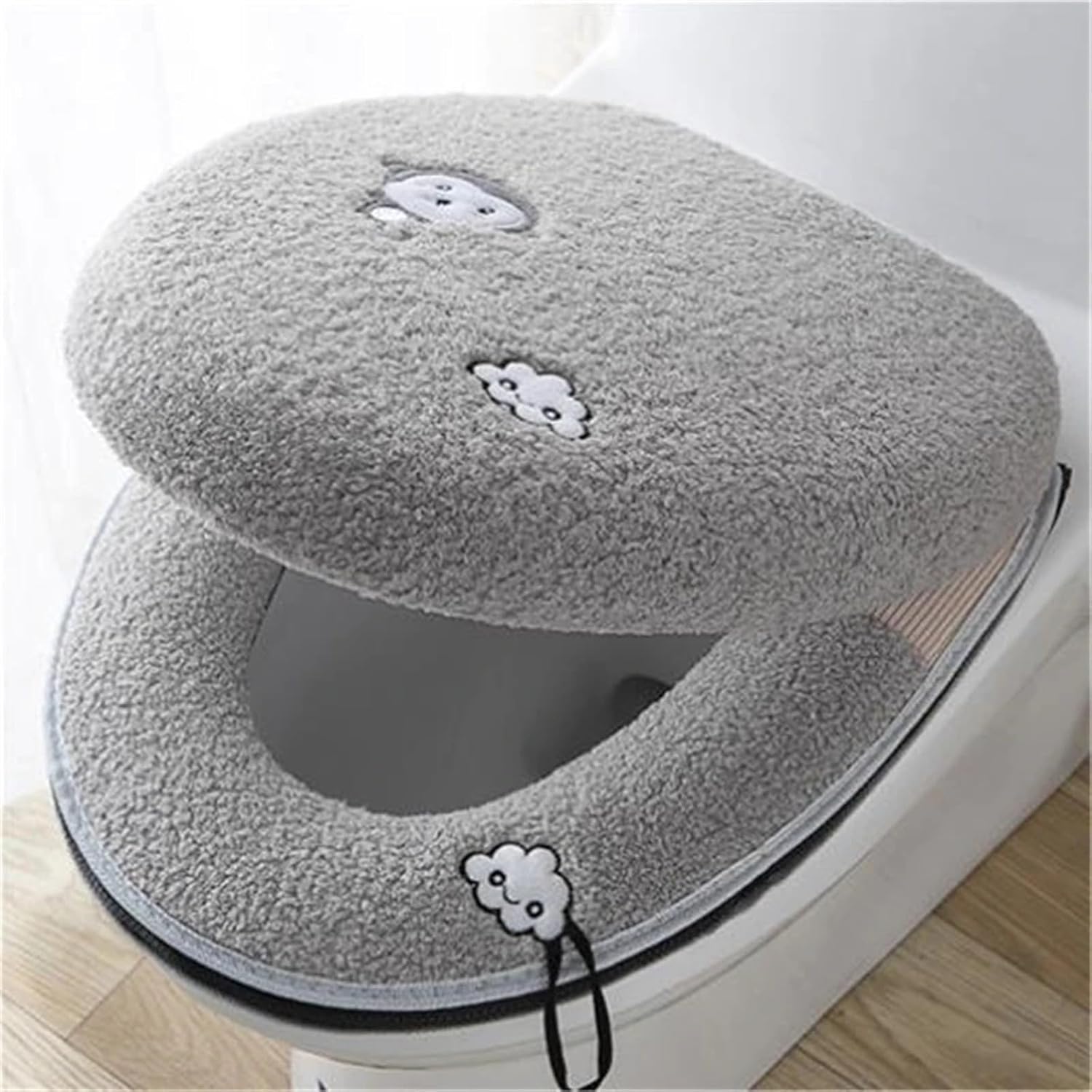 Toilet Cover Household Waterproof Toilet Seat Cover High Resilience Sponge Universal Toilet Seat (Size : 2)