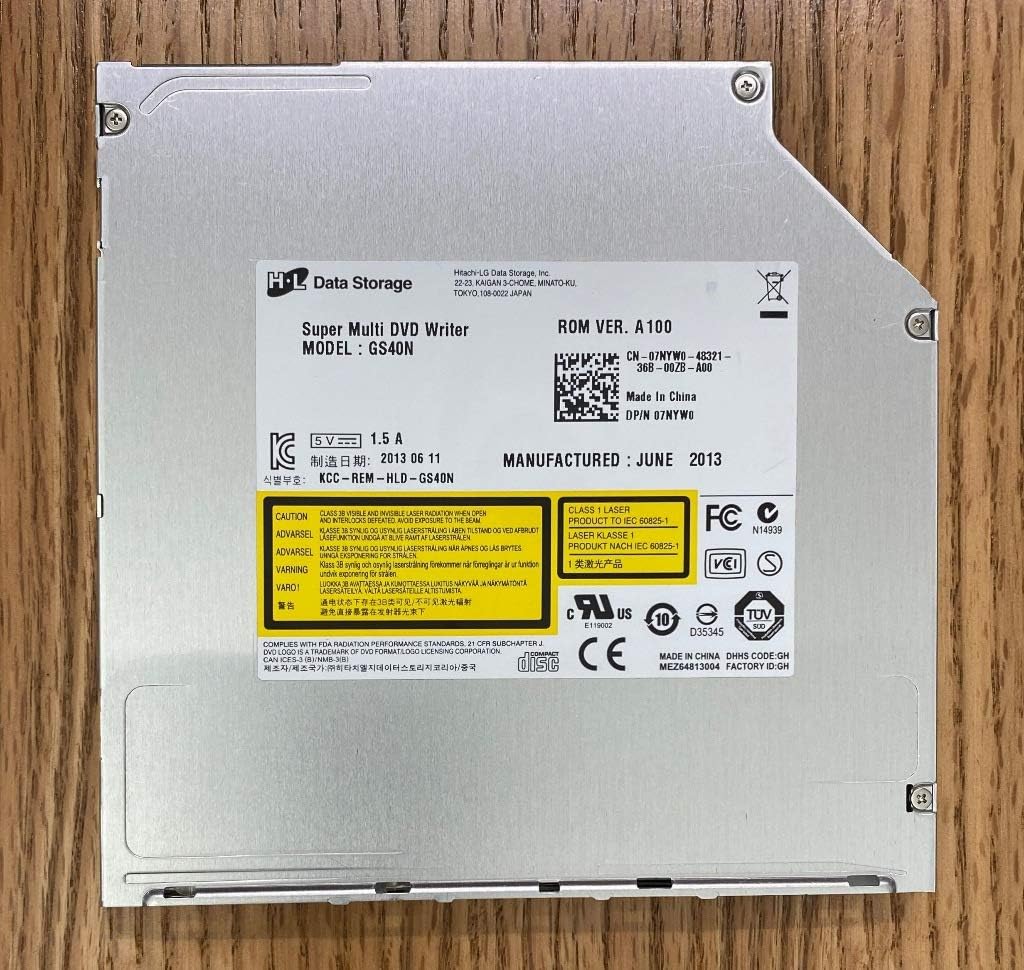 Model:GS40N with buttonNew Packaging for Dell PP17S Alien X51R2 M14X Chassis Suction Ultra Thin Serial Port dvdrw Optical Drive