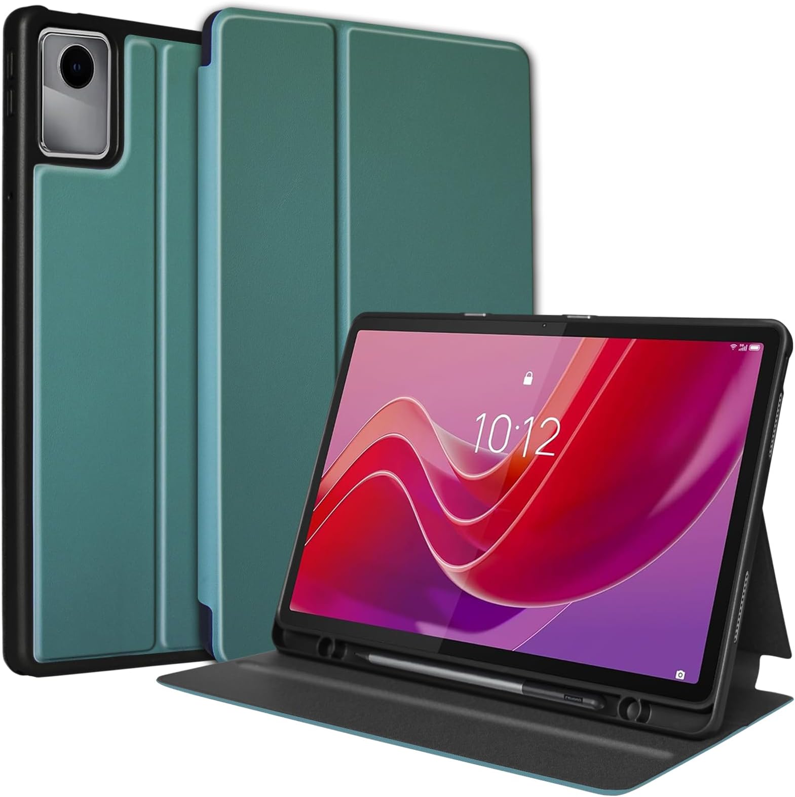 M Shell Tablet idudao TPU Soft Case with Pen Holder for Lenovo Tab M11,Folio Shell ...