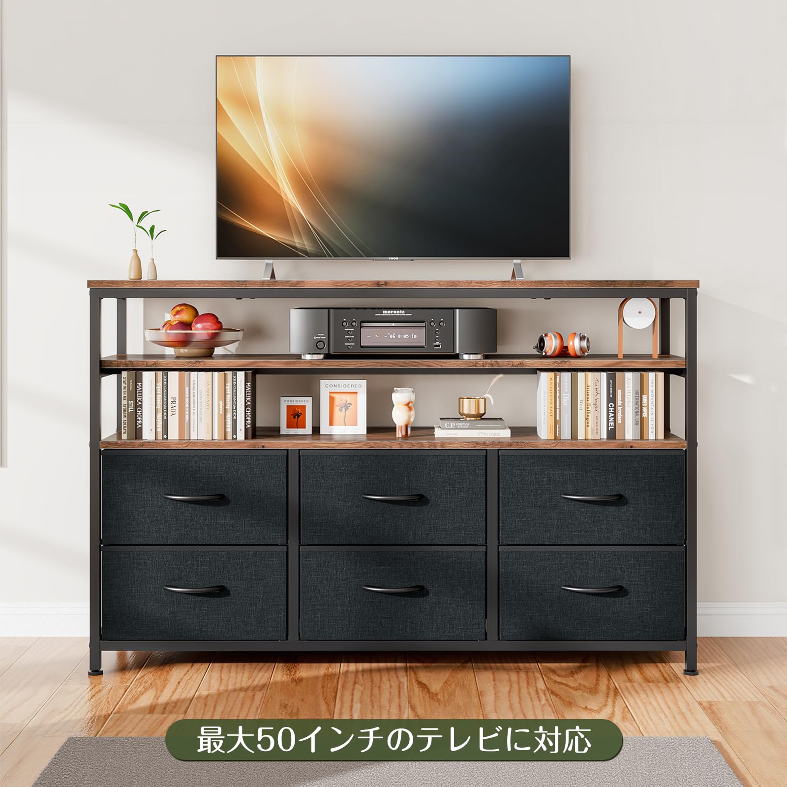 Amazon｜Fainyearn テレビ台 テレビボード 収納付き ハイタイプ テレビ