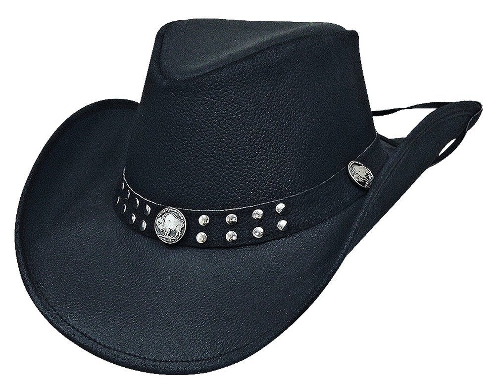 Bullhide Montecalo ALSTON Top Grain Leather Aussie Style Western Hat xLarge