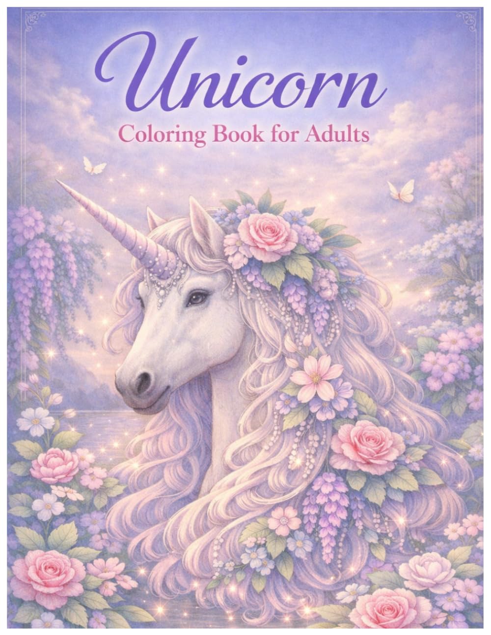 Unicorn Coloring Book for Adults: Relaxing and Stress-Relief Coloring Pages with Beautiful Unicorns, Fantasy Scenes, and Intricate Designs