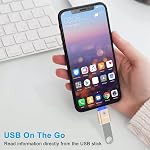 USB C à USB Adaptateur(2 Boîte), USB C Hommes à USB 3.0 Adaptateur féminin OTG Convertisseur compatible avec MacBook Pro 2019/2018/2017,MacBook Air 2018 et d'autres appareils de type C, or