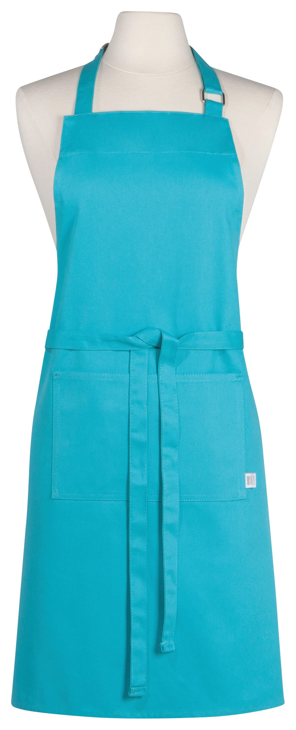 Now Designs Basic Cotton Kitchen Chef's Apron, Bali Blue