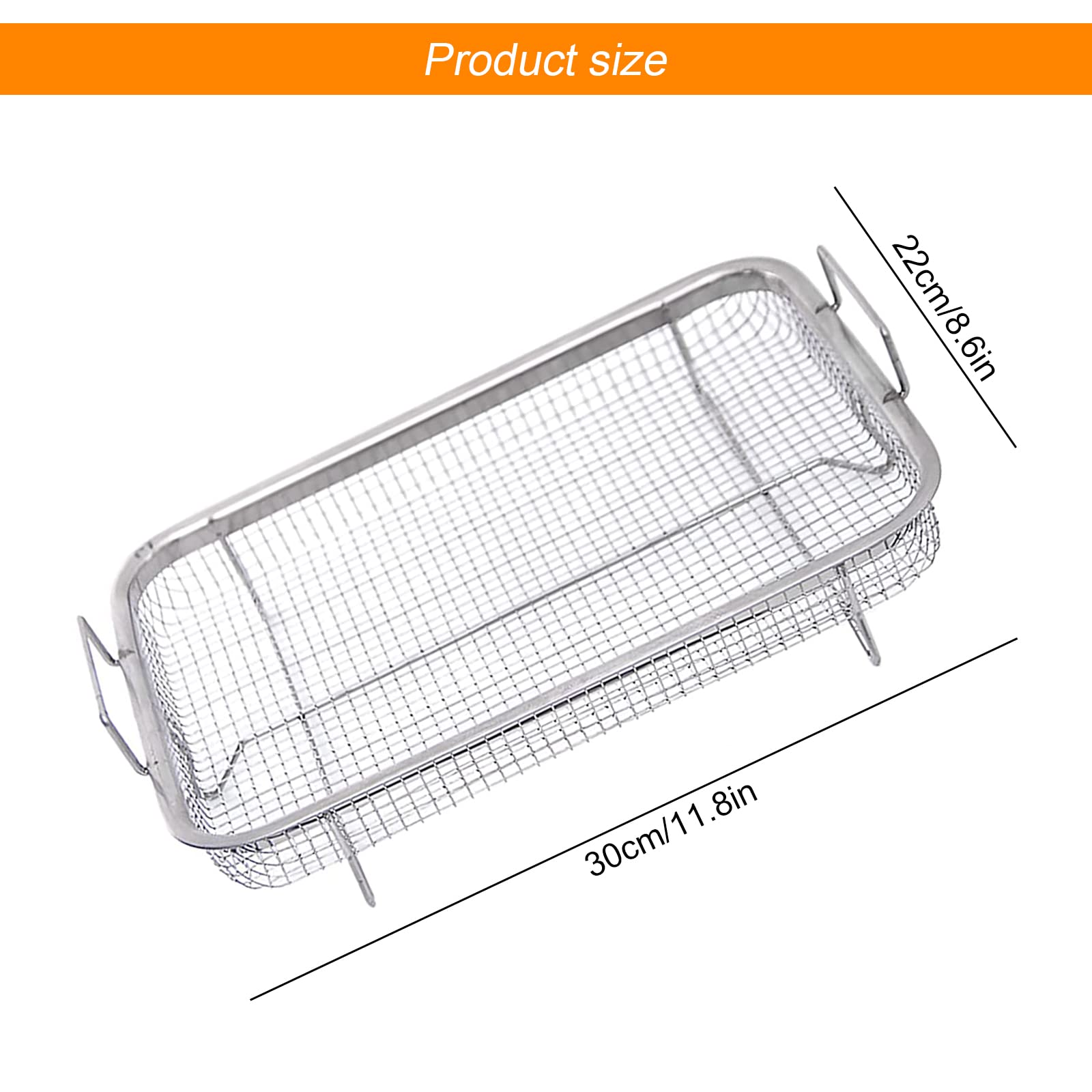 Cestello Griglia In Acciaio Inox Taizer - Per Barbecue, Forno, Frittura, Facile Da Pulire - Foto 5