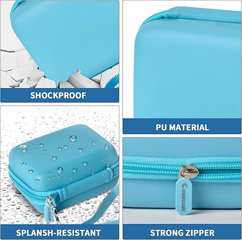 Vista 123 de AbergBest 21 Mega Pixels 2.7" LCD Recargable HD/Kodak Pixpro/Canon PowerShot ELPH 180/190 / Sony DSCW800 / DSCW830 - Funda protectora para cámara