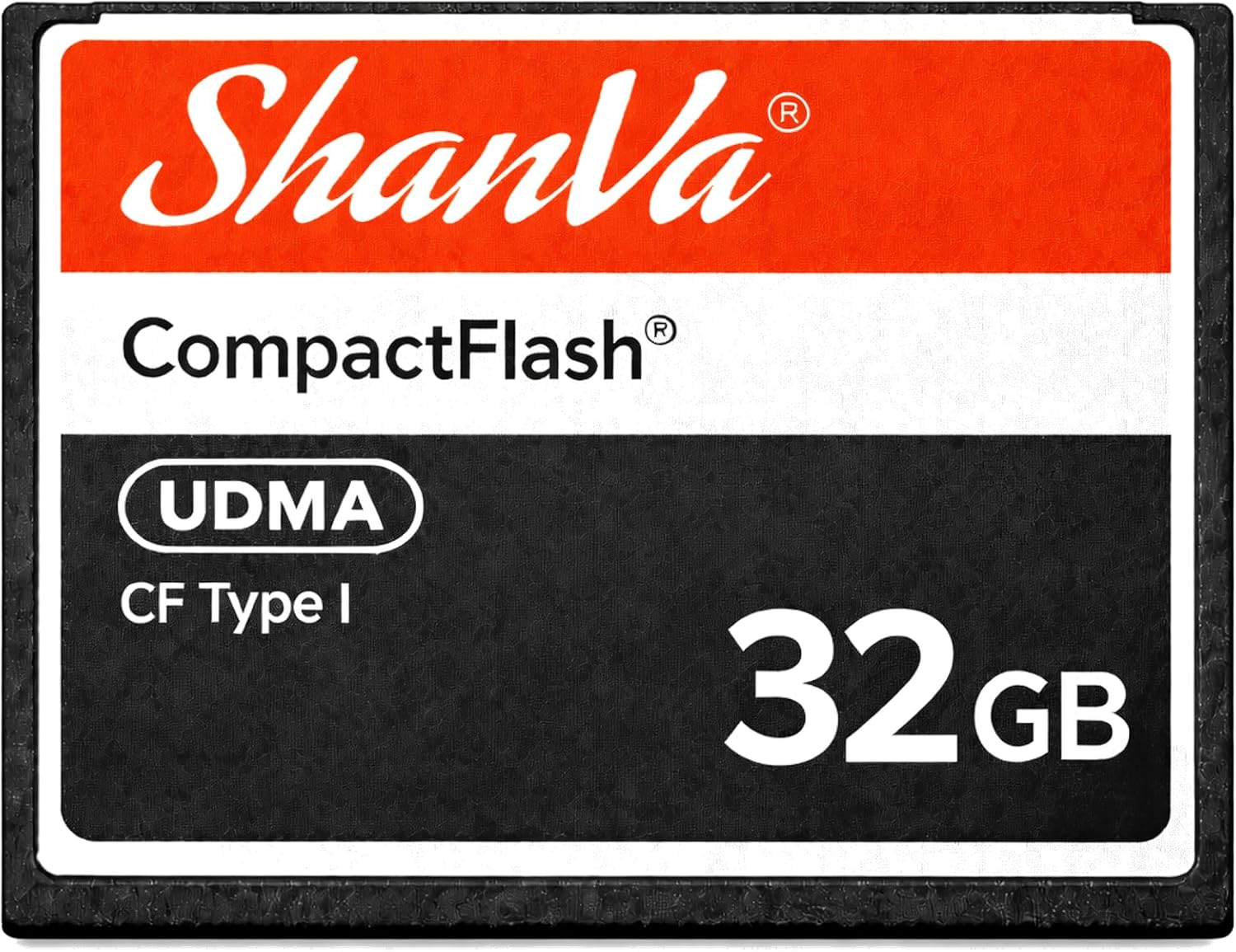 ShanVa 32GB CompactFlash Card – UDMA CF Memory Card for Older DSLR Cameras, Professional Cameras, HD Camcorders, Industrial Equipment & Music Samplers