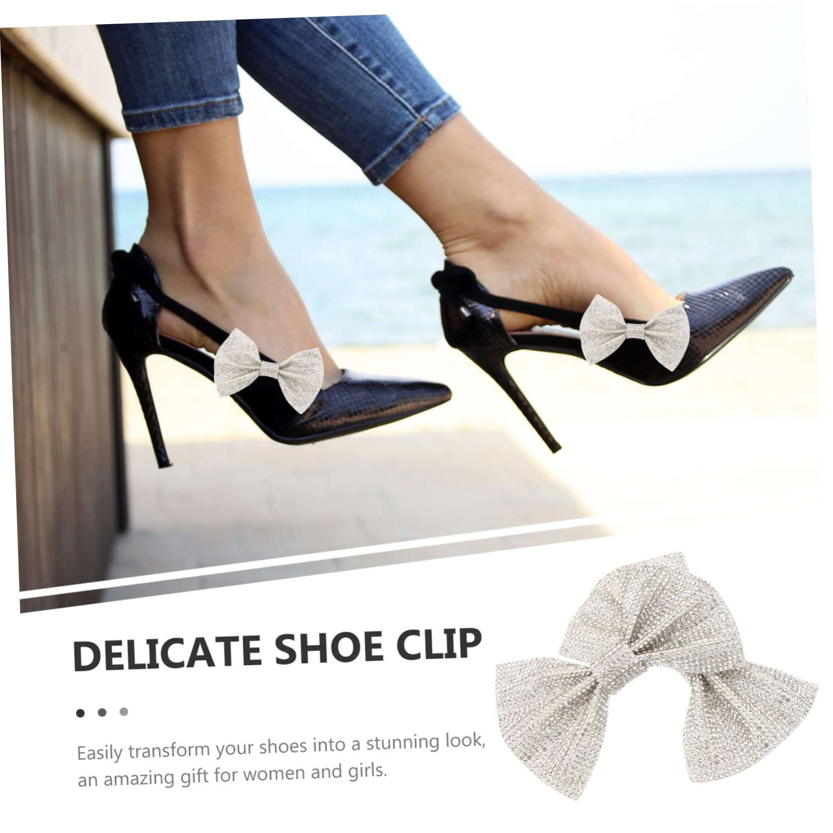5paia Fermagli Per Scarpe Da Sposa Con Strass Accessori Eleganti Per Cerimonie e Prom Decorazione Per Scarpe Da Donna Per Matrimonio e Occasioni Speciali