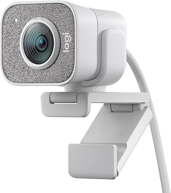 Logitech StreamCam Live Streaming Webcam for Youtube and Twitch, Full 1080p HD 60fps, USB-C Connection, AI-enabled Facial Tracking, Auto Focus, Vertical Video - OFF WHITE