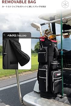 PXG ゴルフバッグ キャディバッグ 6分割 ゴルフバッグ クラブケース