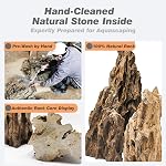 Aquarium Rocks 5lb Dragon Stone for Aquariums Landscaping Model Fish Tanks Terrariums Vivariums Paludarium Amphibian Enclosures(2-4 inches)