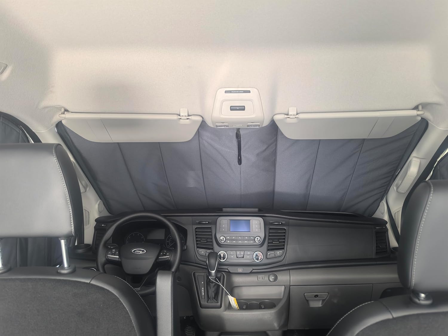 Cargo Van Laptop Mount & Front Windshield Sunshade Fits for Ford Transit 150, 250, 350