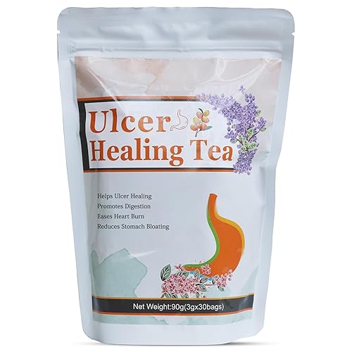 Wins Town Té curativo de úlceras, alivio de gastritis y acidez estomacal, té nutritivo diario para el estómago, 30 bolsas de té