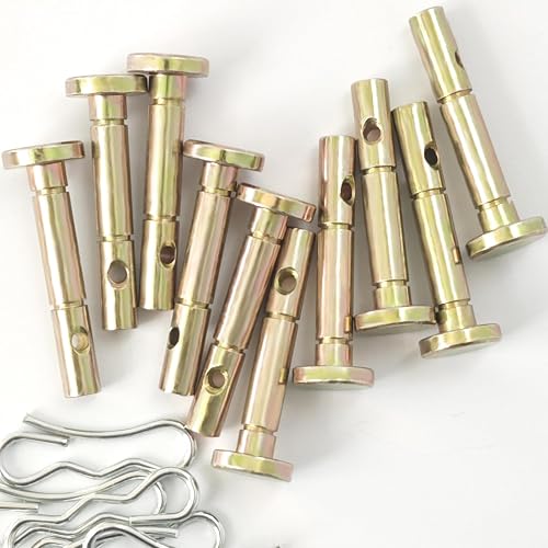 20 Sets Shear Pins and Cotter Pins for Snowblower - 714-04040 and 738-04124