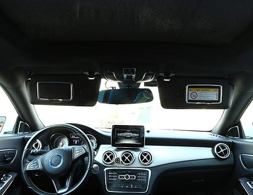 Miniatura 5 de YIWANG ABS cromo interior del coche maquillaje espejo decoración ajuste para Mercedes Benz A B C S Clase CLA GLA GLC GLE GL ML GLS GLK W204 W205