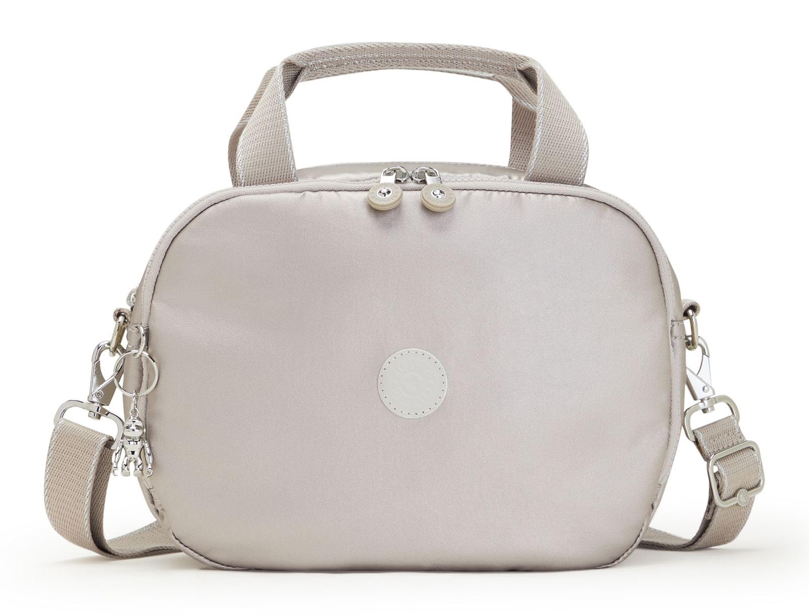 Kipling PALMBEACH Large toiletry bag, Travel Accessories, Metallic Glow (Silver)