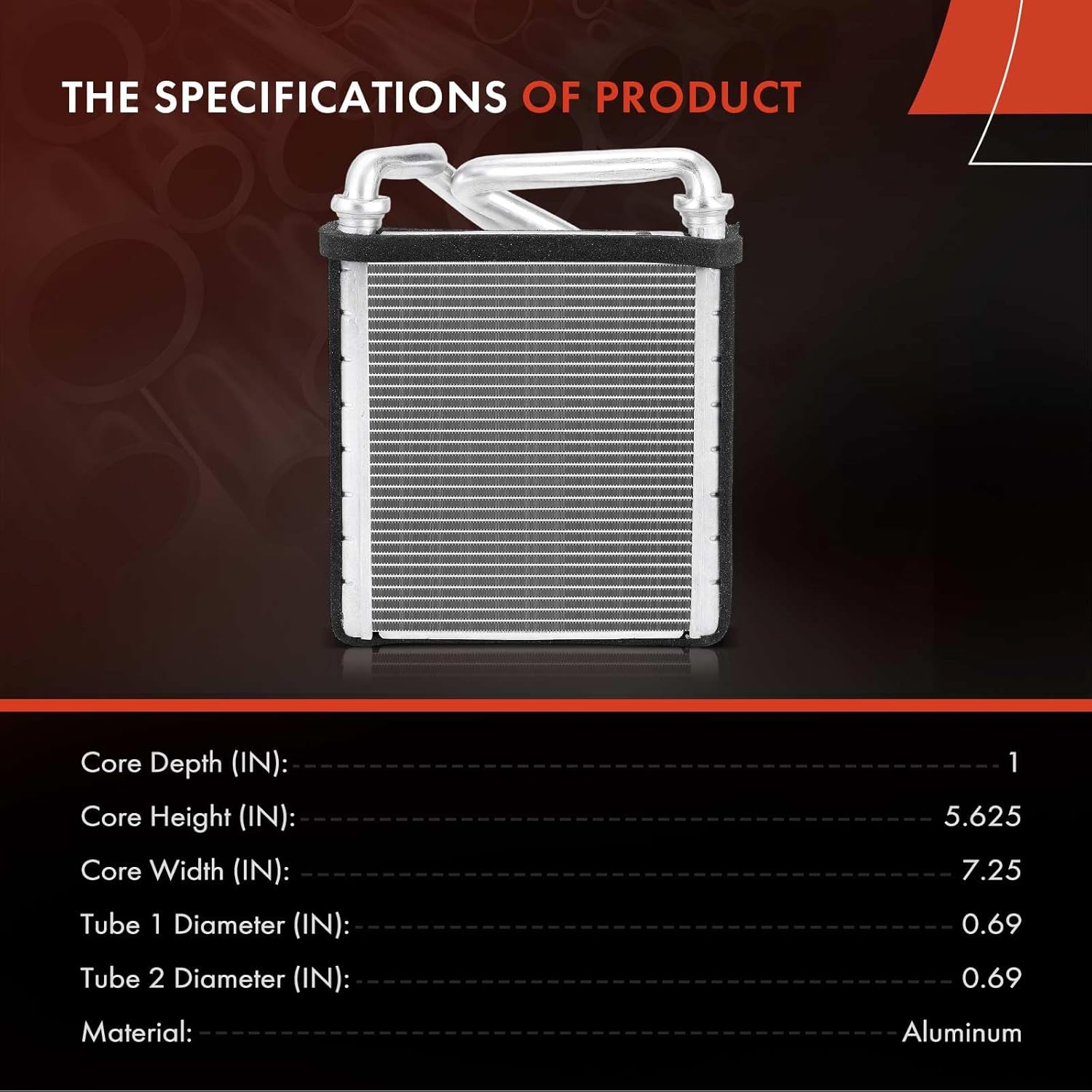 A-Premium HVAC Heater Core Compatible with Honda Fit 2015-2020, HR-V HRV 2016-2022