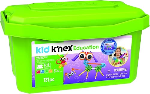 K NEX EducaciónGrupo Kid K NEX Building Set131piezasA partir de 3Preescolar Educational Toy