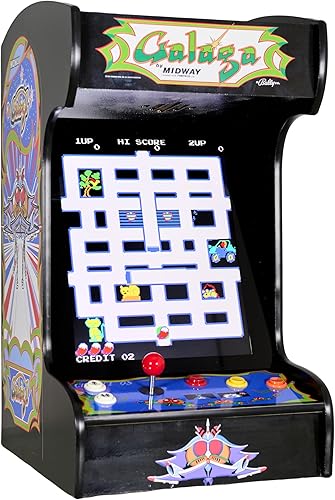 Doc and Pies Arcade Factory - Máquina clásica de arcade para el hogar, mesa y barra, 412 juegos retro, pantalla LCD de tamaño completo, botones y