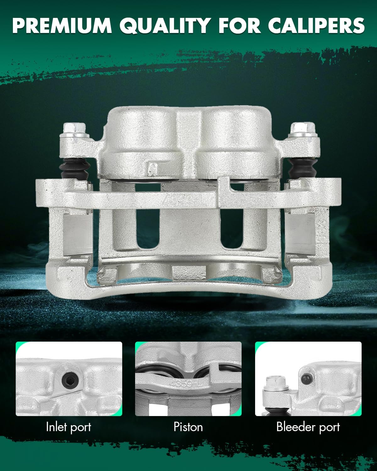 SCITOO 18B4695 18B4694 Front Left & Right Disc Brake Calipers Assembly w/Bracket For Chevy For Blazer/For S10,For GMC For Jimmy/For Sonoma,For Isuzu For Hombre,For Oldsmobile For Bravada