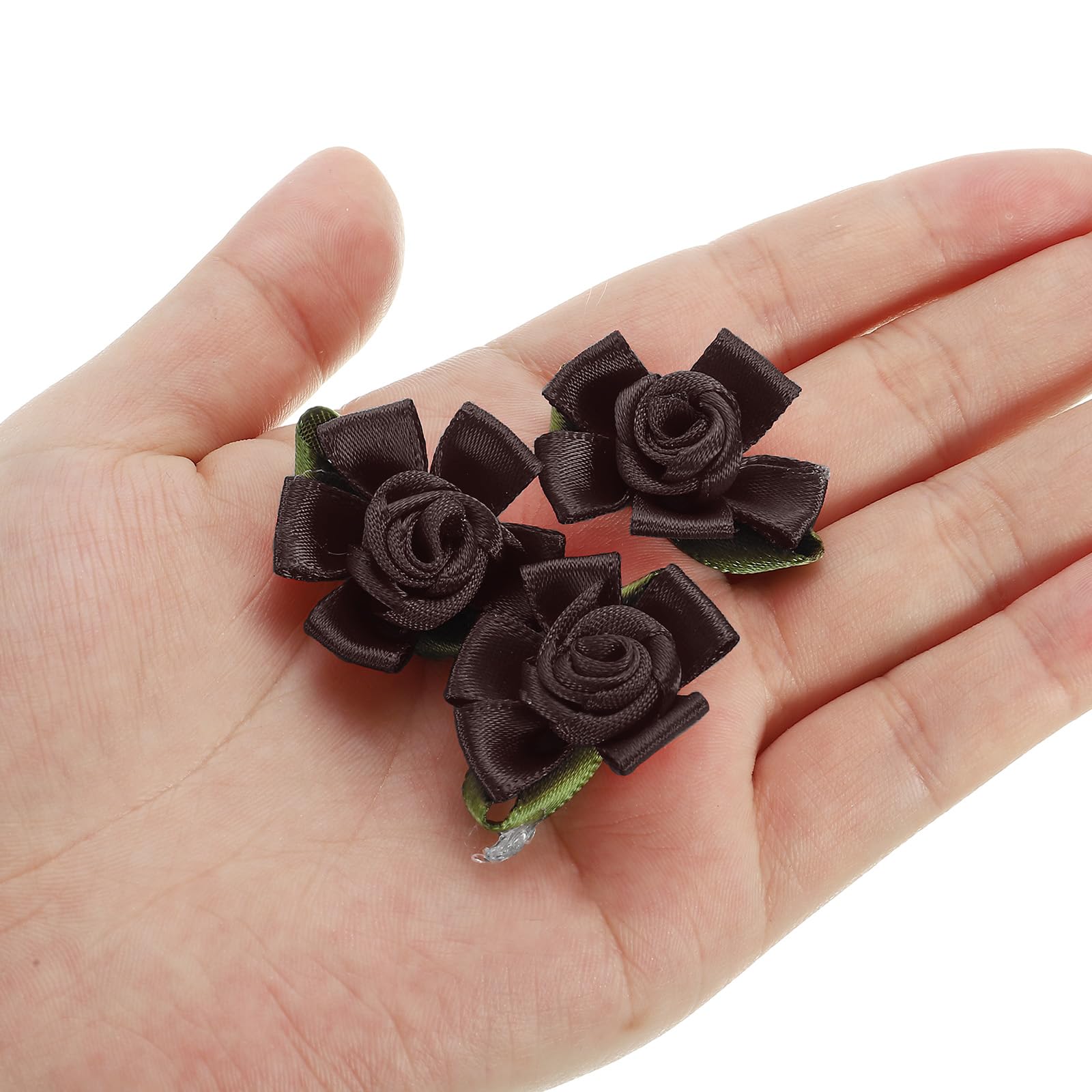 PATIKIL Mini Satin Ribbon Roses - Image 4
