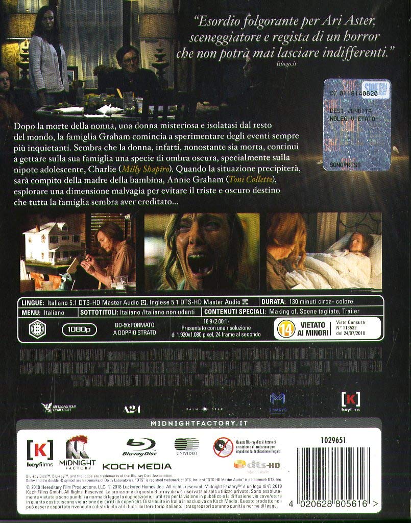 Hereditary - Le Radici del Male ( Blu Ray)