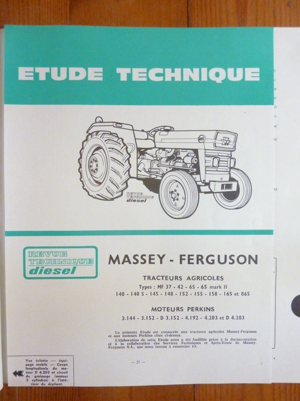 Vue Eclatee Tracteur Revue Technique Tracteur Massey Ferguson Gratuite Amazon.fr - Rtd-diesel - MF37 a MF865 Revue Technique Agricole Massey  Ferguson Etat - Bon Etat Occasion - - Livres
