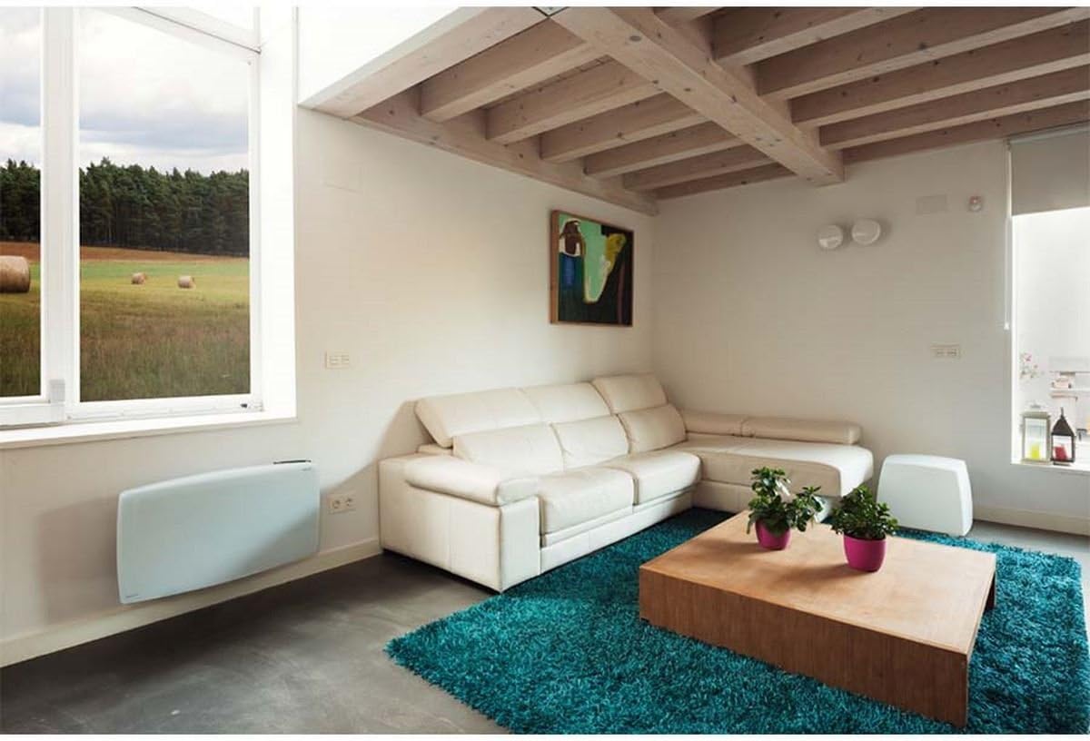 Ducasa Ducaverre 1200W heater installed on a wall in a living room