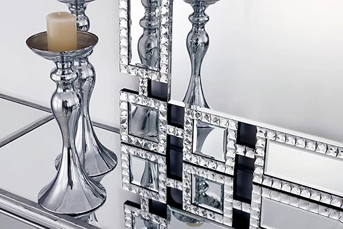 Miniatura 2 de Decorative Wall Mirror, Accent Bathroom Mirror Vanity Mirror for Modern Living Room, Entryway Bedroom