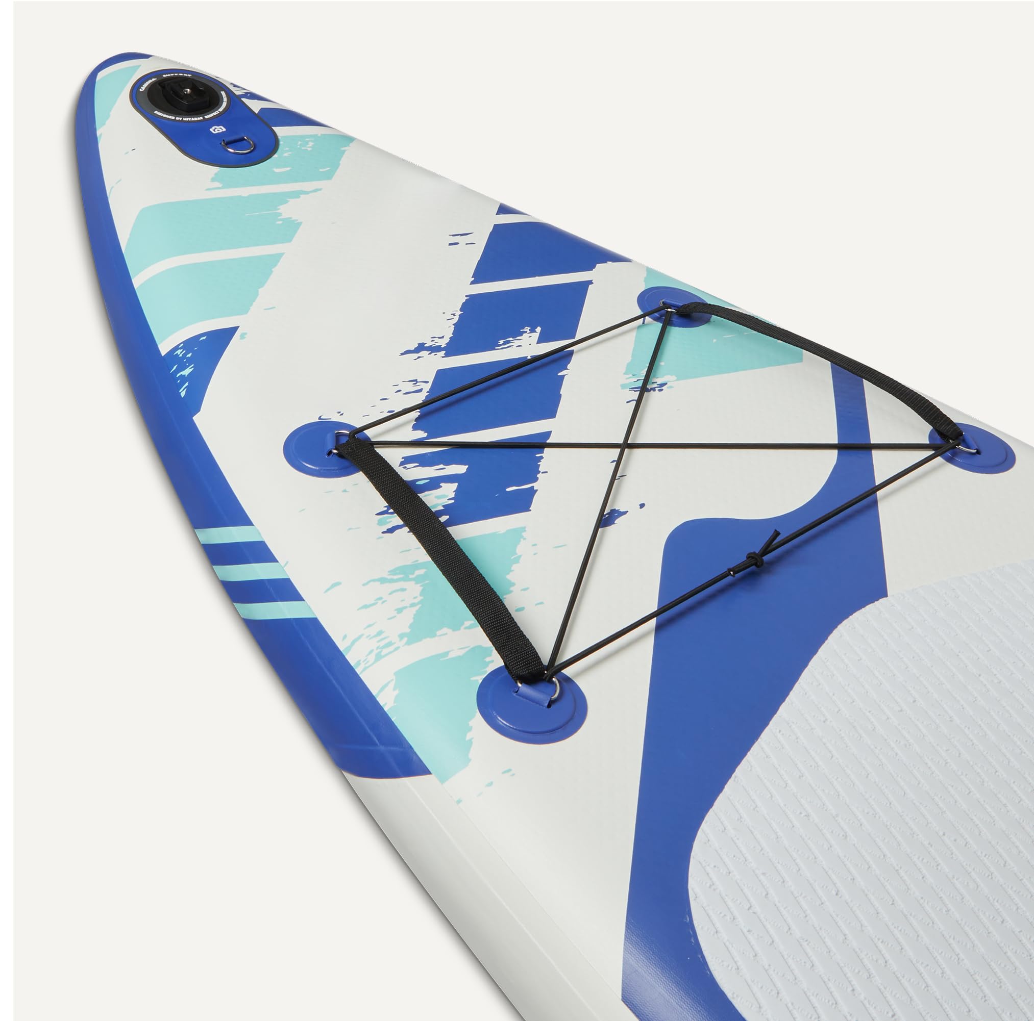 Amazon Basics Planche à pagaie avec kit d'accessoires Complet, 335 cm x 84 cm, Bleu