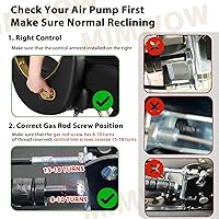 Vista 7 de Silla de Barbería de Salón, Silla de Salón Reclinable para Estilista de Cabello, Silla de Salón de Cabello con Bomba Hidráulica de Servicio Pesado