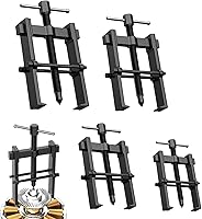 OMISTAR 4-Pc 2-Jaw Bearing Puller Set 2in 3in 4in 6in - Carbon Steel Gear Pulley Remover for Auto Motorcycle Repair Tools