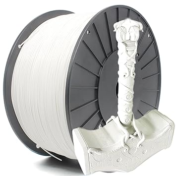 Reprapper White PLA Filament for 3D Printer & 3D Pen 1.75mm ( 0.03mm) 6.6lb (3kg)