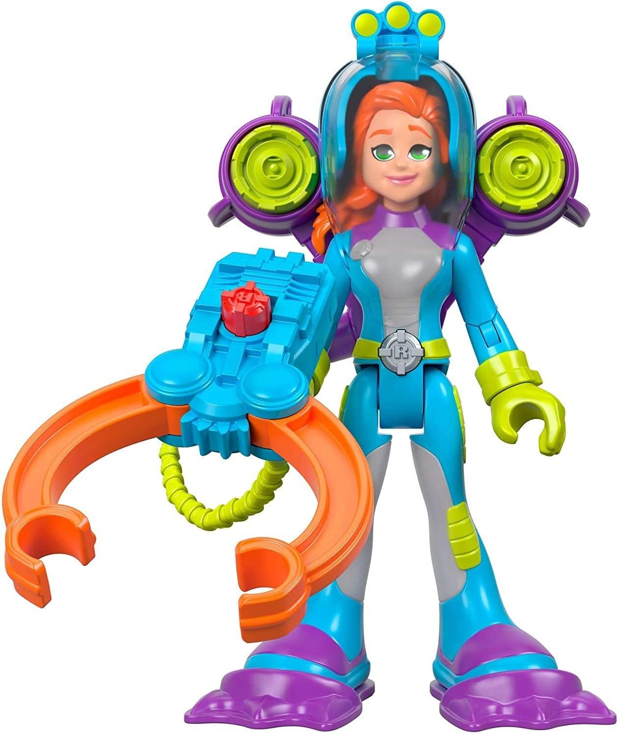Fisher-PriceRescue Heroes Sandy O'Shin, 6-Inch Figure with Accessories, Multicolor
