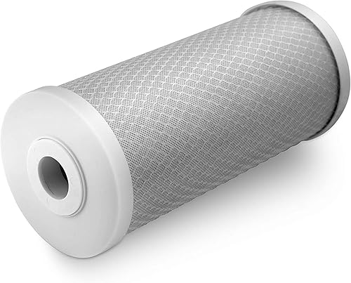 Miniatura 8 de 3 bloques de carbono de cáscara de coco de alta capacidad y 3 sedimentos grandes de polipropileno Cartuchos de filtro de agua de 5 micrones de 4.5