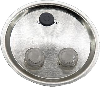 6 Count Stainless Steel Wide Mouth Mushroom Jar Lids | Steel Mushroom Jar Liquid Culture with Injection Port and Filter