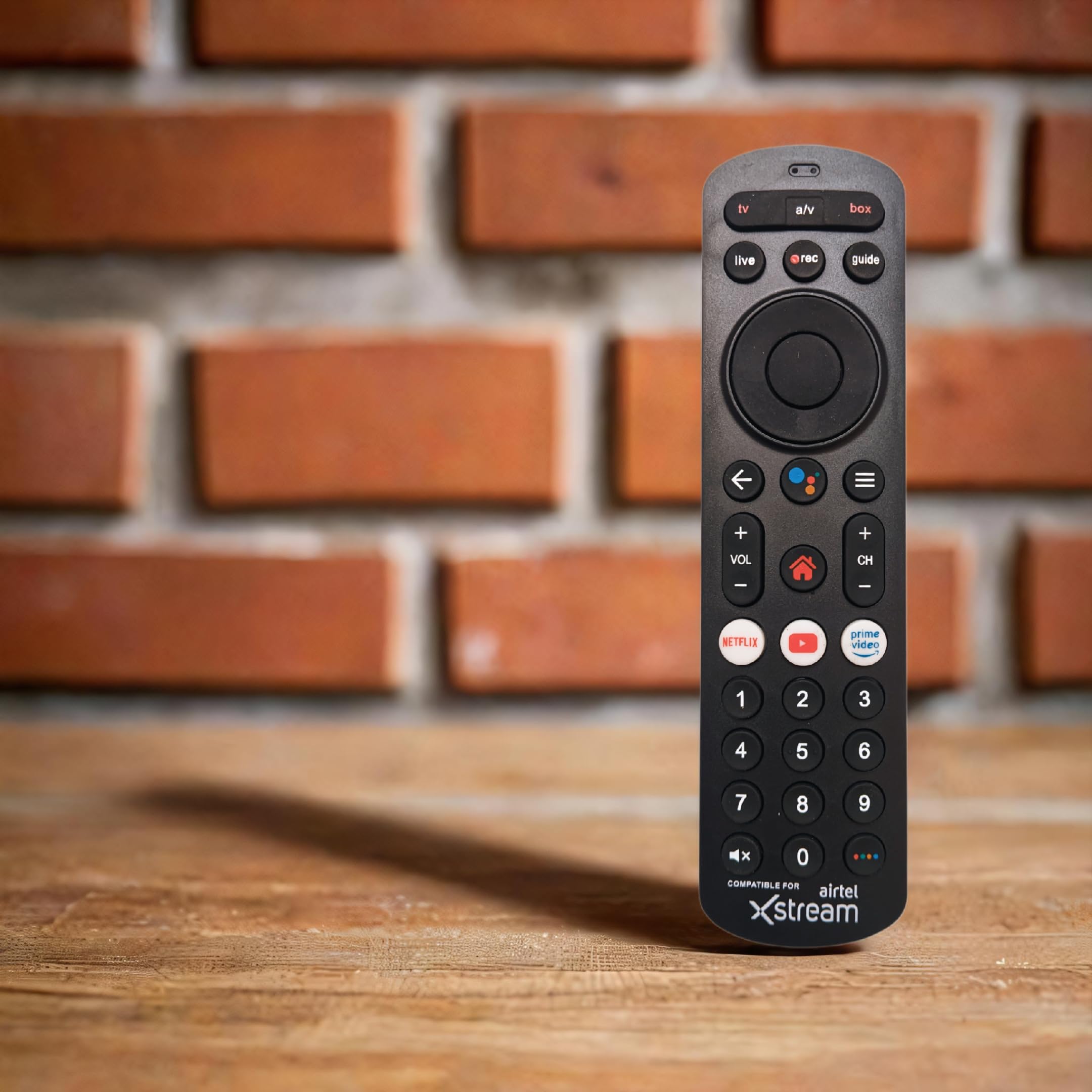 Narayan Enterprises Remote Compatible with Airtel Xstream Suitable for Fiber Broadband dth HD and SD Smart Android Set Top Box Without Voice Function and Google Assistant Black Digital Tv Setup Box