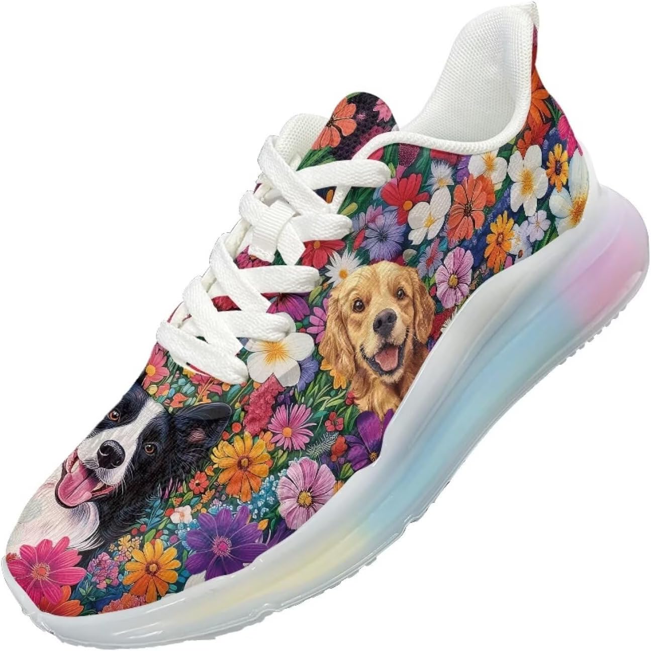 Women's Running Sneakers Lightweight Air Cushion Shoes Breathable Sports Tennis Shoes Non Slip Casual Walking Shoes US 6-11