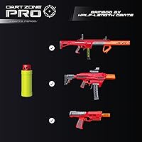 Vista 2 de Dart Zone Pro-Series Bamboo 2X - Recambio de dardos de espuma de media longitud