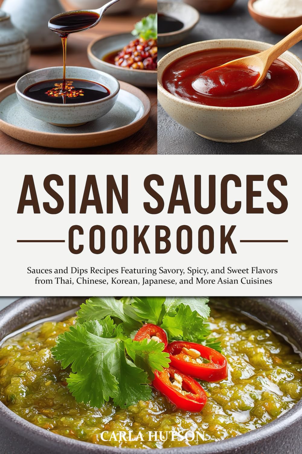 Asian Sauces Cookbook: Homemade Sauces and Dips Recipes Featuring Savory, Spicy, and Sweet Flavors from Thai, Chinese, Korean, Japanese, and More Asian Cuisines