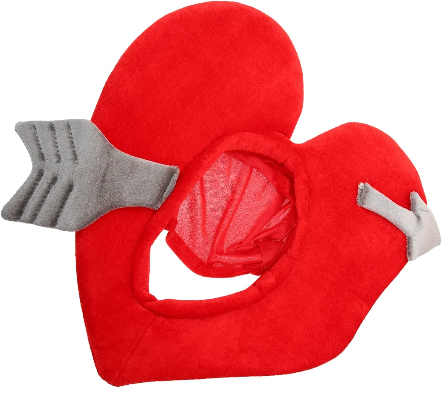 SAFIGLE 5pcs Heart Shaped Party Hat Funny Cupid Costume Accessory for Valentine Day Photo Props Creative Headdress for Couples and Group Celebrations Decorative Valentine Day Headwear