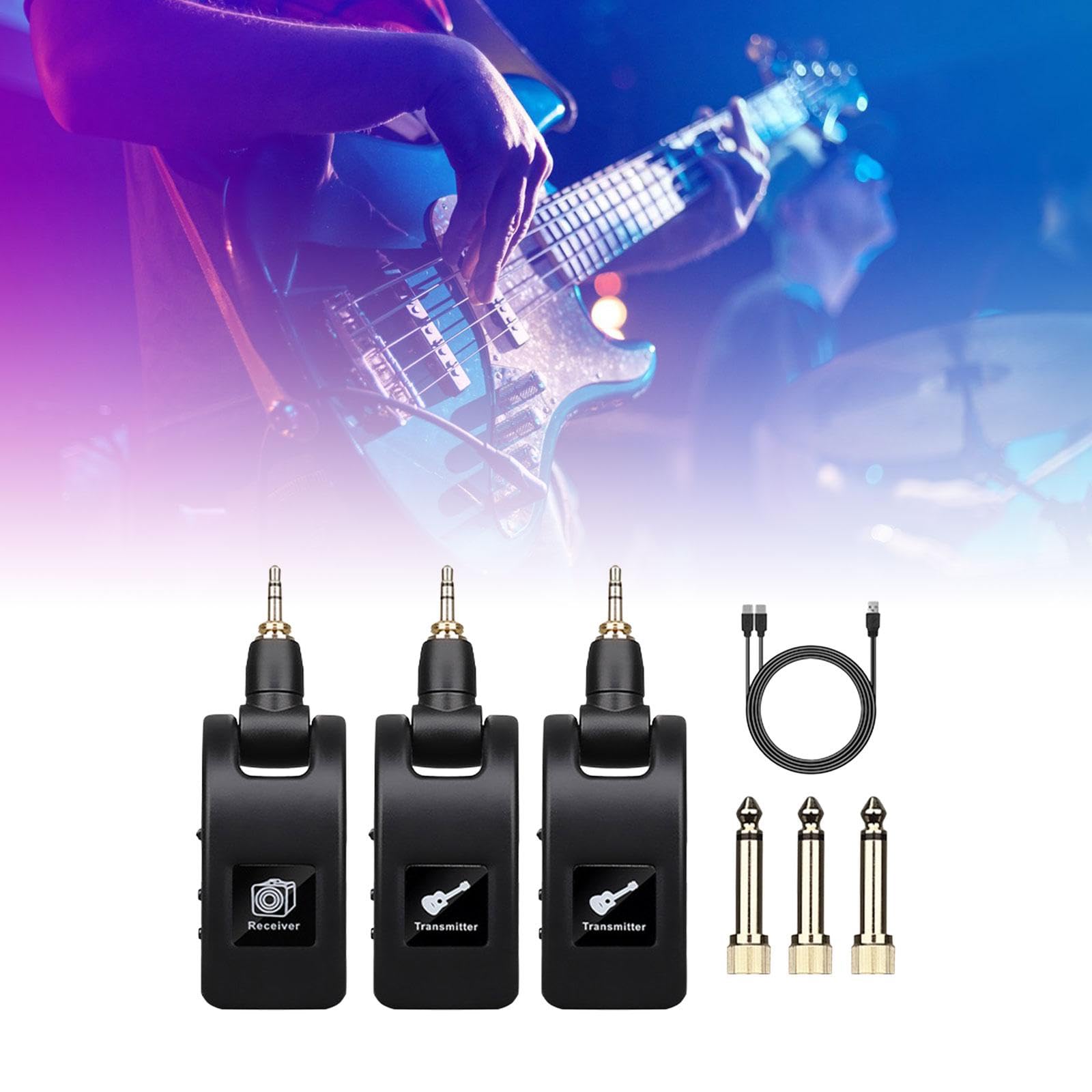 Trasmettitore E Ricevitore Audio Sistema per Chitarra Sistema Microfonico Attrezzatura Musicale