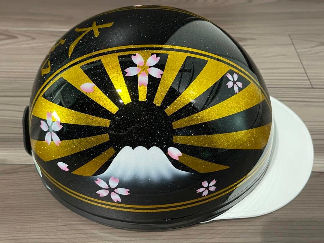 富士日章 コルク半 ヘルメット 旧車會 暴走族 ゼファー400 XJR400